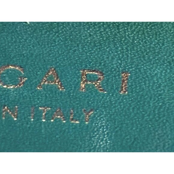 Bvlgari Serpenti Forever Emerald Green Leather Crossbody Bag With Gold Chain Str - Picture 9 of 16